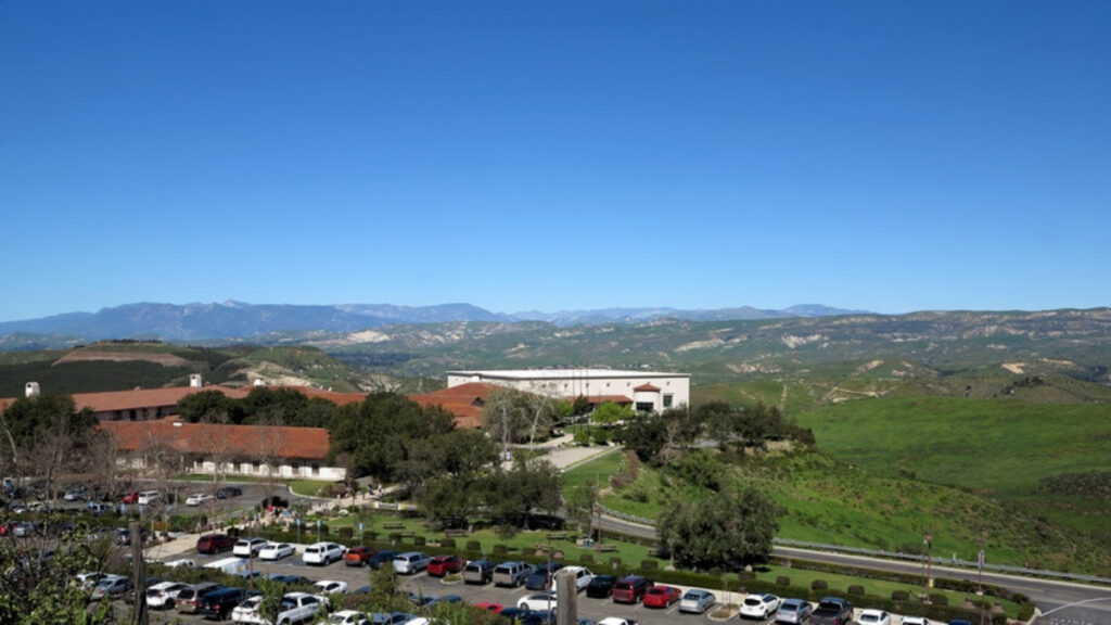 A view over Simi Valley California and the surrounding hills
