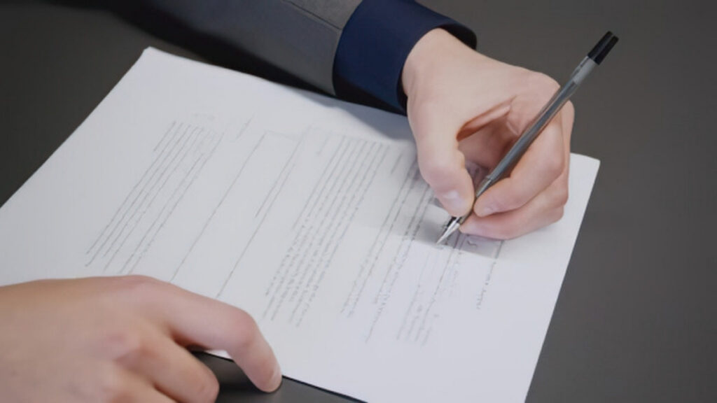 Signing the court documents a Camarillo probate attorney prepared